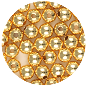 M35-1 - metal bead - gold plated