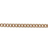 C1-7 - curb chain 4mm link, 0.9mm wire - rose gold