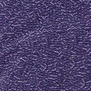 DB923 - Miyuki Delica Beads - colour lined sparkling violet crystal beads