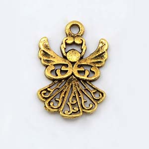 MEP63-1 - angel charm/pendant - gold