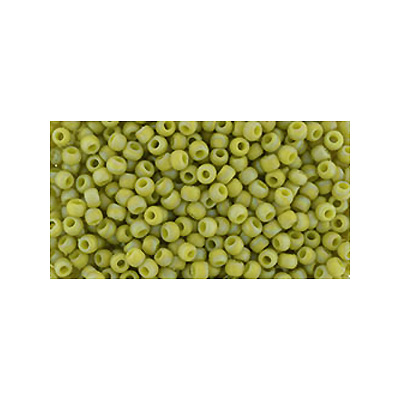SB11JT-2630F - Toho size 11 seed beads - semi-glazed rainbow lemongrass