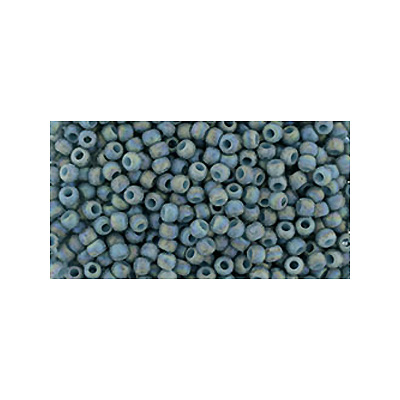 SB8JT-2635F - Toho size 8 seed beads - semi-glazed rainbow blue turquoise