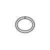 JF105-2 - 6.5x5.5mm oval jump rings - silver