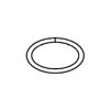 JF120-2 - 9x5.5mm oval jump rings - silver