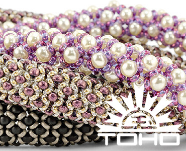 Category Free Toho Patterns with Demi-round Seed Beads
