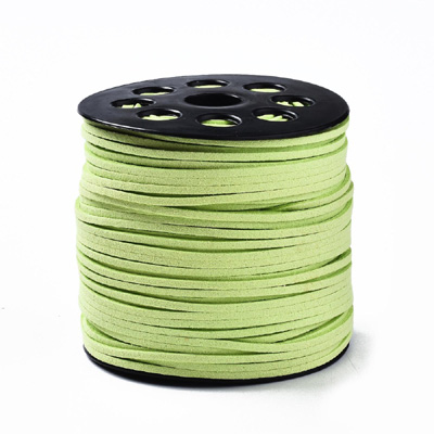 FSC LTGRN faux suede cord - light green