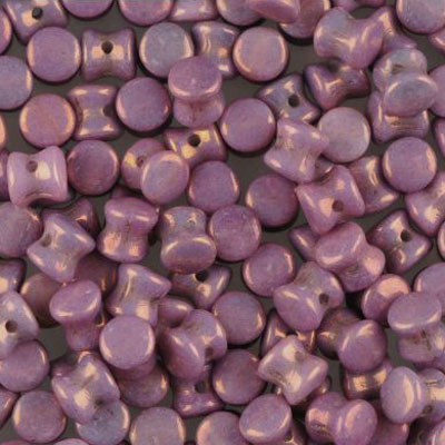 GBPLT-370 Czech pellet pressed beads - chalk vega