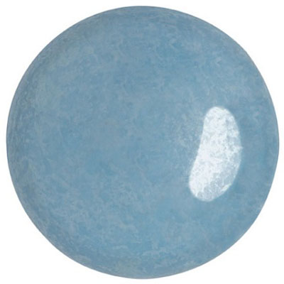 GCPP25-439 Cabochons par Puca - opaque blue turquoise lustre