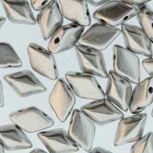 GBGDUOM-110 - Mini Gemduos - crystal silver matt metallic
