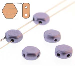 GBHC-281 - Honeycomb Beads - metallic suede purple