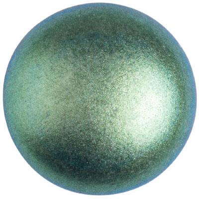 GCPP25-388 - Cabochons par Puca - metallic suede green turquoise