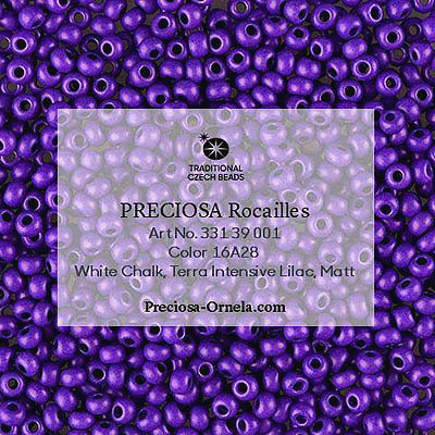 SB8-141M - Preciosa Czech seed beads - Terra Intensive Lilac Matt