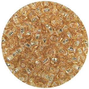 SB10-2 - Preciosa Czech seed beads - silver lined gold