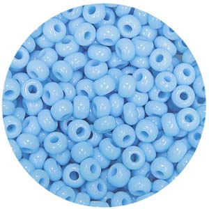 SB10-52 - Preciosa Czech seed beads - opaque turquoise blue