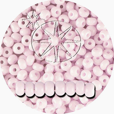SB8-134 - Preciosa Czech seed beads - opaque pink