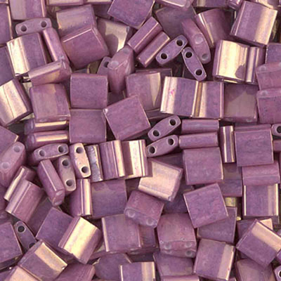 TL1867 - Miyuki Tila Beads - opaque dark orchid lustre