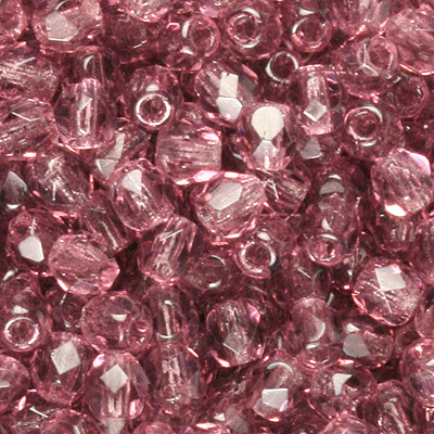 GBFP03-9 - Czech fire-polished beads - Amethyst