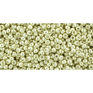 SB15JT-558 - Toho size 15 seed beads - galvanized aluminimum