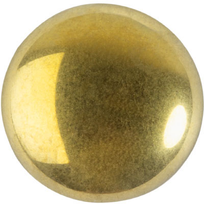GCPP08-238 - Cabochons par Puca - crystal full amber