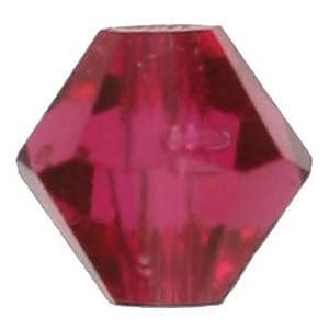 CCBIC04 9 - Czech crystal bicones - fuchsia
