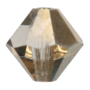 PCBIC04 CRY AURUM - Preciosa crystal bicones - crystal aurum
