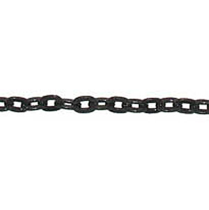 C6-6 - cable chain 4mm link, 0.9mm wire - black