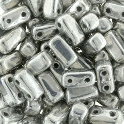 CMBK-211 - CzechMates brick beads - crystal full labrador