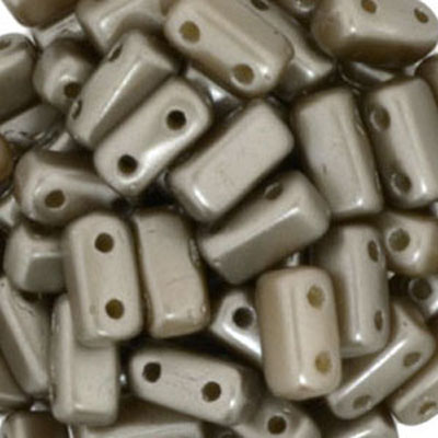 CMBK-322 - CzechMates brick beads - pastel light coco brown