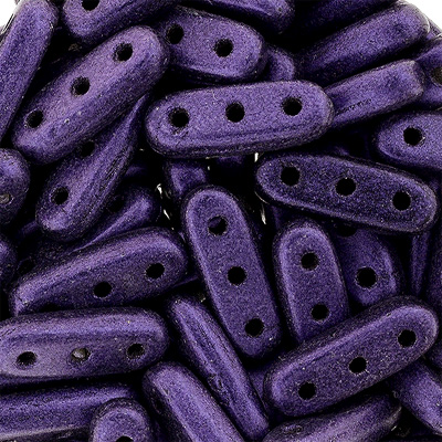 CMBM-281 - CzechMates Beam Beads - Metallic Suede Purple