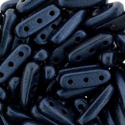 CMBM-285 - CzechMates Beam Beads - Metallic Suede Dark Blue