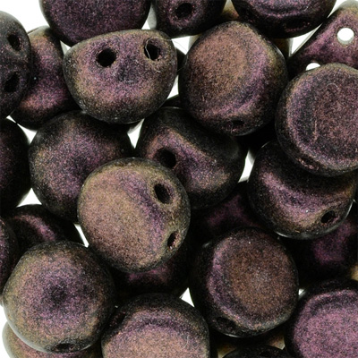 CMCAB-577 - CzechMates Cabochons - Polychrome Pink Olive