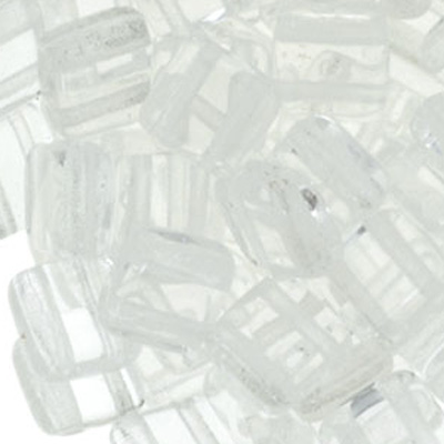 CMTL-5 - CzechMates tile beads - crystal