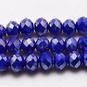 CRB1-113L - puffy rondelle - sapphire opal full lustre