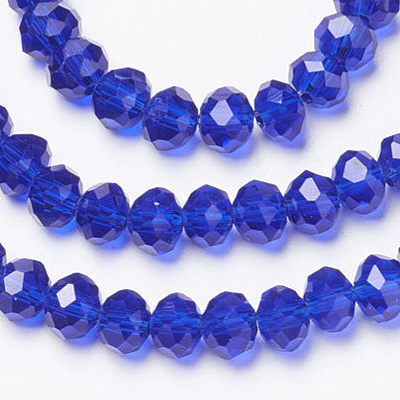CRB1-171 - puffy rondelle - cobalt