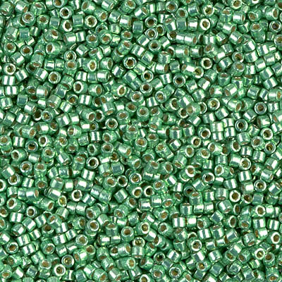 DB1844 - Miyuki Delica Beads - duracoat galvinized dark mint green