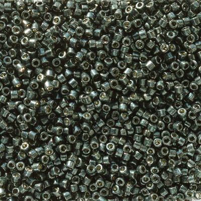 DB2507 - Miyuki Delica Beads - duracoat galvinized black moss