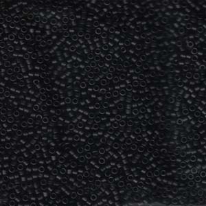 DB310 - Miyuki Delica Beads - matt opaque black