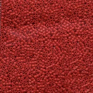 DB791 - Miyuki Delica Beads - dyed opaque red
