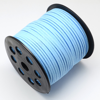 FSC LTBLU - faux suede cord - light blue