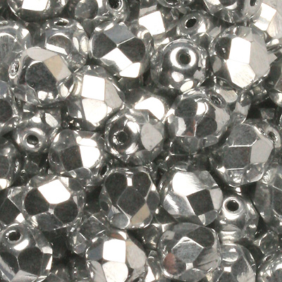 GBFP06 FC 211 - Czech fire-polished beads - Crystal full labrador