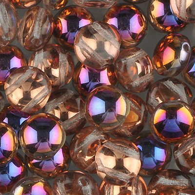 GBCDY08-239 - Czech Candy Beads - crystal sliperit