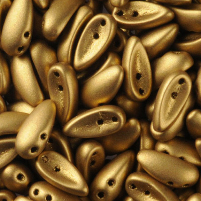GBCH-243 - Chilli beads - Matte metallic Aztec gold
