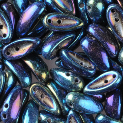 GBCH-4 - Chilli beads - Jet Blue Iris