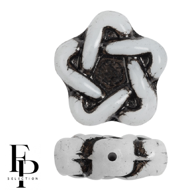 GBESTAR-FPS-956 - Czech Glass Elegant Stars - Jet