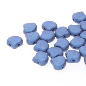 GBGNK-275 - Ginko Beads - metallic suede blue