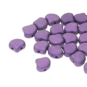 GBGNK-281 - Ginko Beads - metallic suede purple