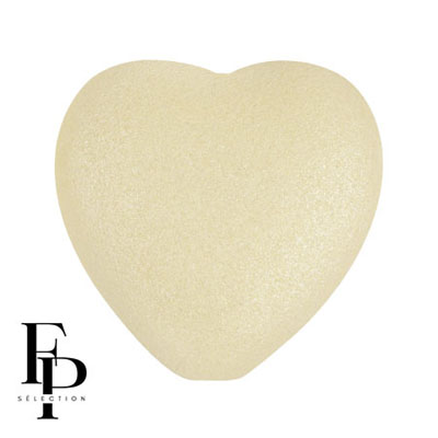 GBHRT-FPS-907 - Czech Glass Heart - Stone Vogue Matt