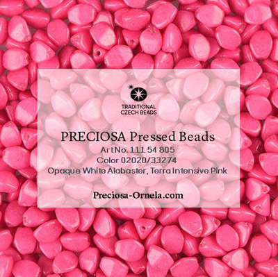 GBPCH-705 - Czech pinch beads - Terra Intensive Pink