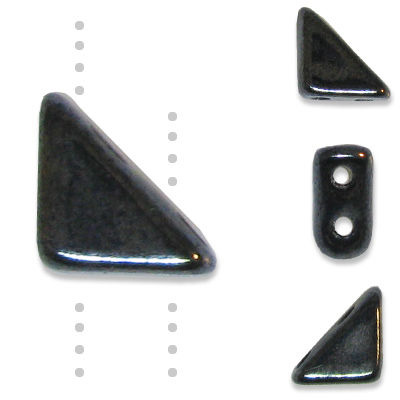 GBTGO-3 - Tango beads - hematite (gunmetal)
