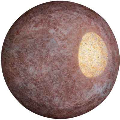 GCPP18-374 - Cabochons par Puca - chalk white vega lustre